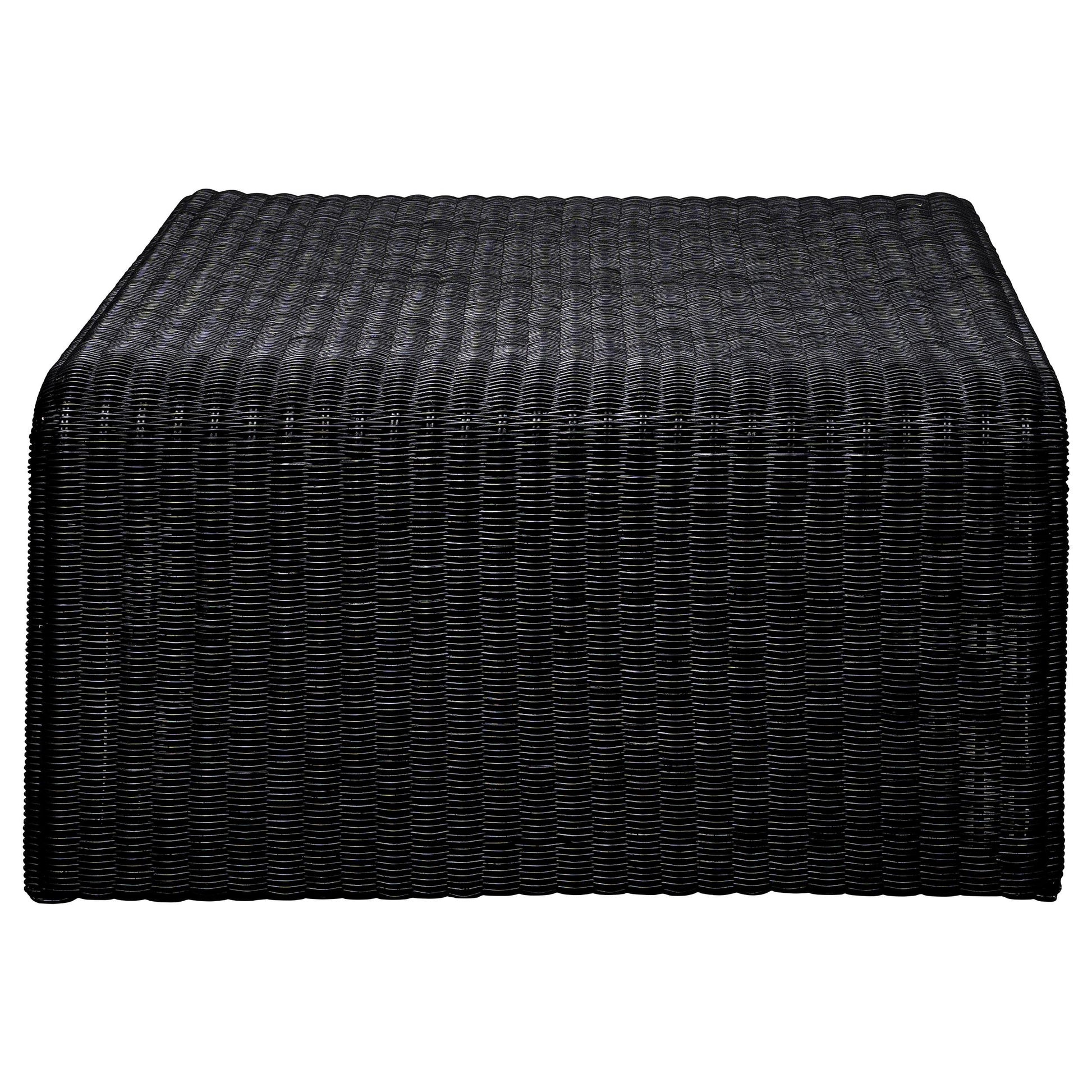 Coaster Furniture Cahya 708518-S2 2-piece Rattan Coffee and End Table Set - Black IMAGE 6