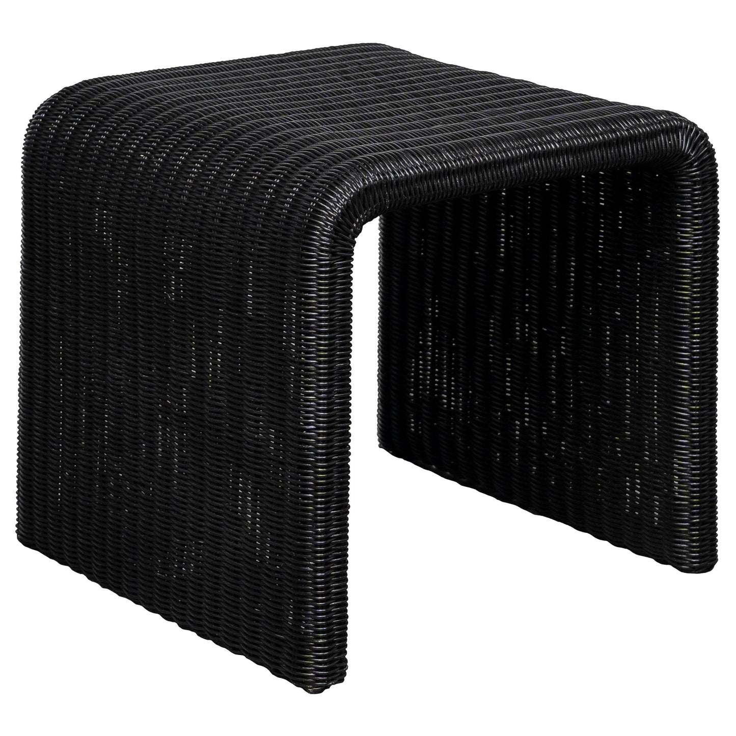  Coaster Furniture Cahya 708518-S2 2-piece Rattan Coffee and End Table Set - Black IMAGE 8