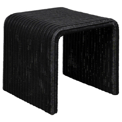  Coaster Furniture Cahya 708518-S2 2-piece Rattan Coffee and End Table Set - Black IMAGE 8