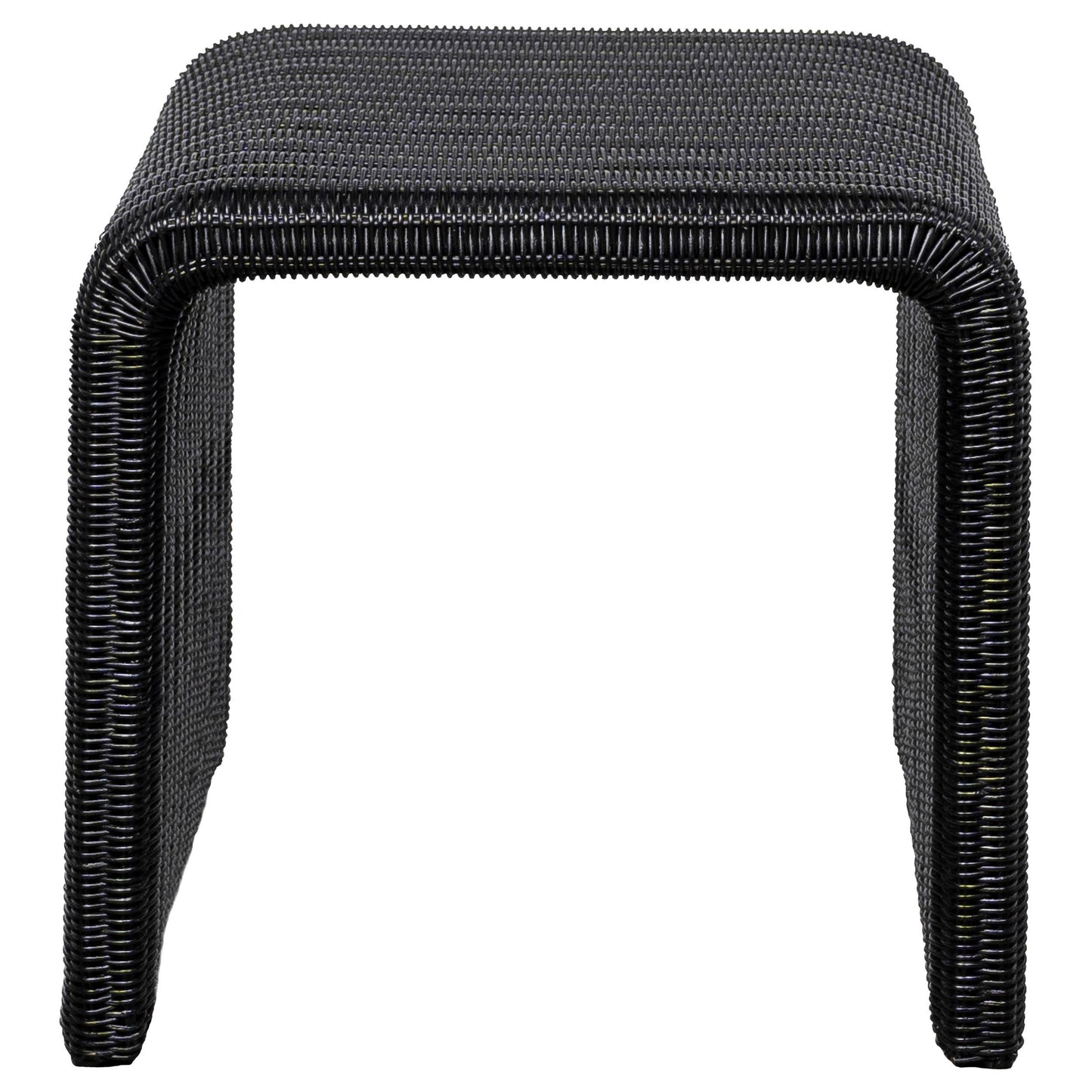  Coaster Furniture Cahya 708518-S3 3-piece Rattan Coffee and End Table Set - Black IMAGE 3