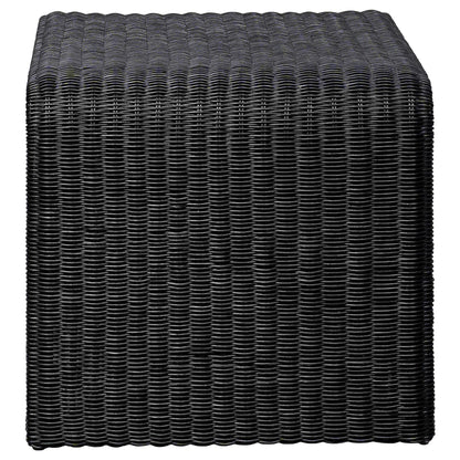  Coaster Furniture Cahya 708518-S3 3-piece Rattan Coffee and End Table Set - Black IMAGE 6