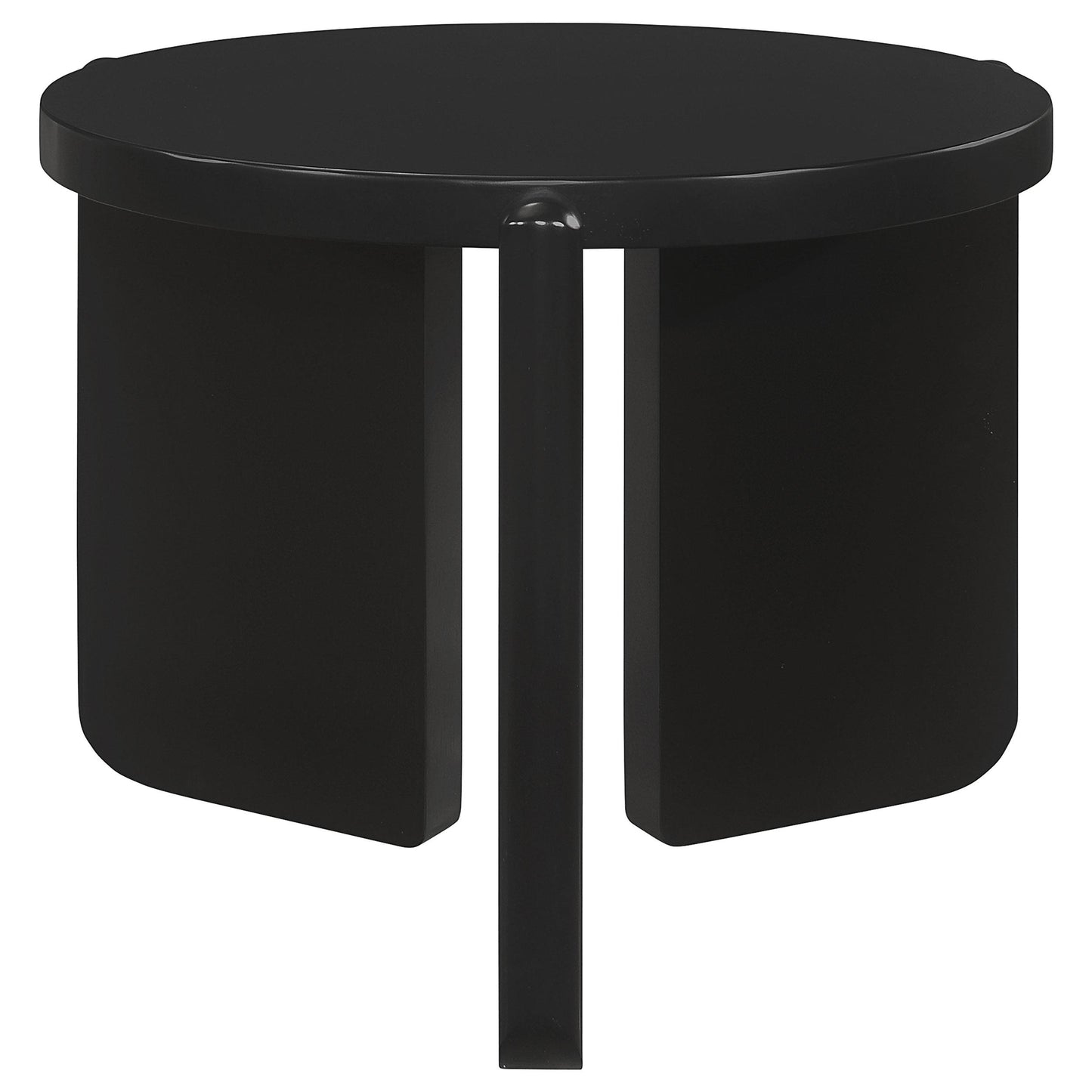  Coaster Furniture Cordova 709678-S2 2-piece Solid Wood Coffee and End Table Set - Black IMAGE 7