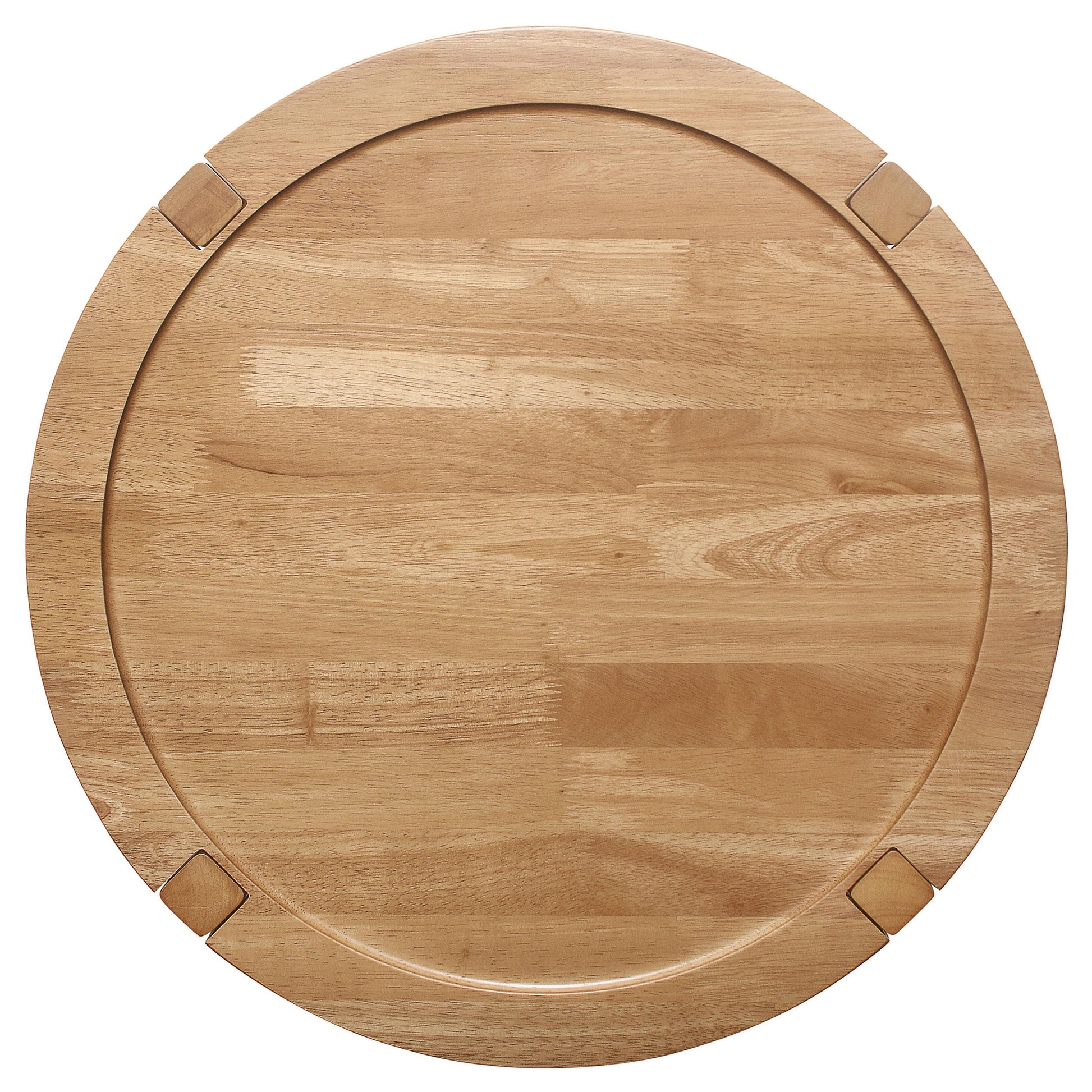  Coaster Furniture Camillo 709698-S3 3-piece Round Coffee and End Table Set - Maple IMAGE 5