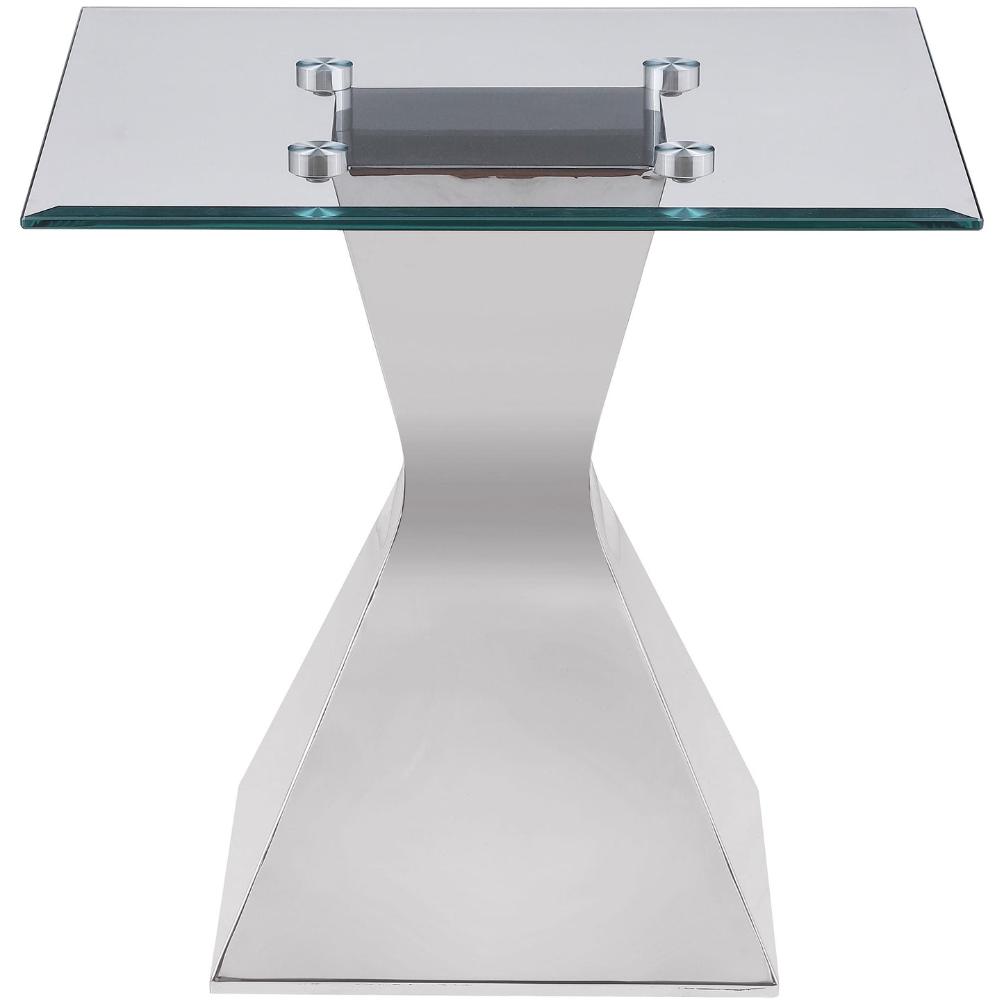  Coaster Furniture Jenny 710208-S3 3-piece Rectangular Coffee and End Table Set - Chrome IMAGE 5