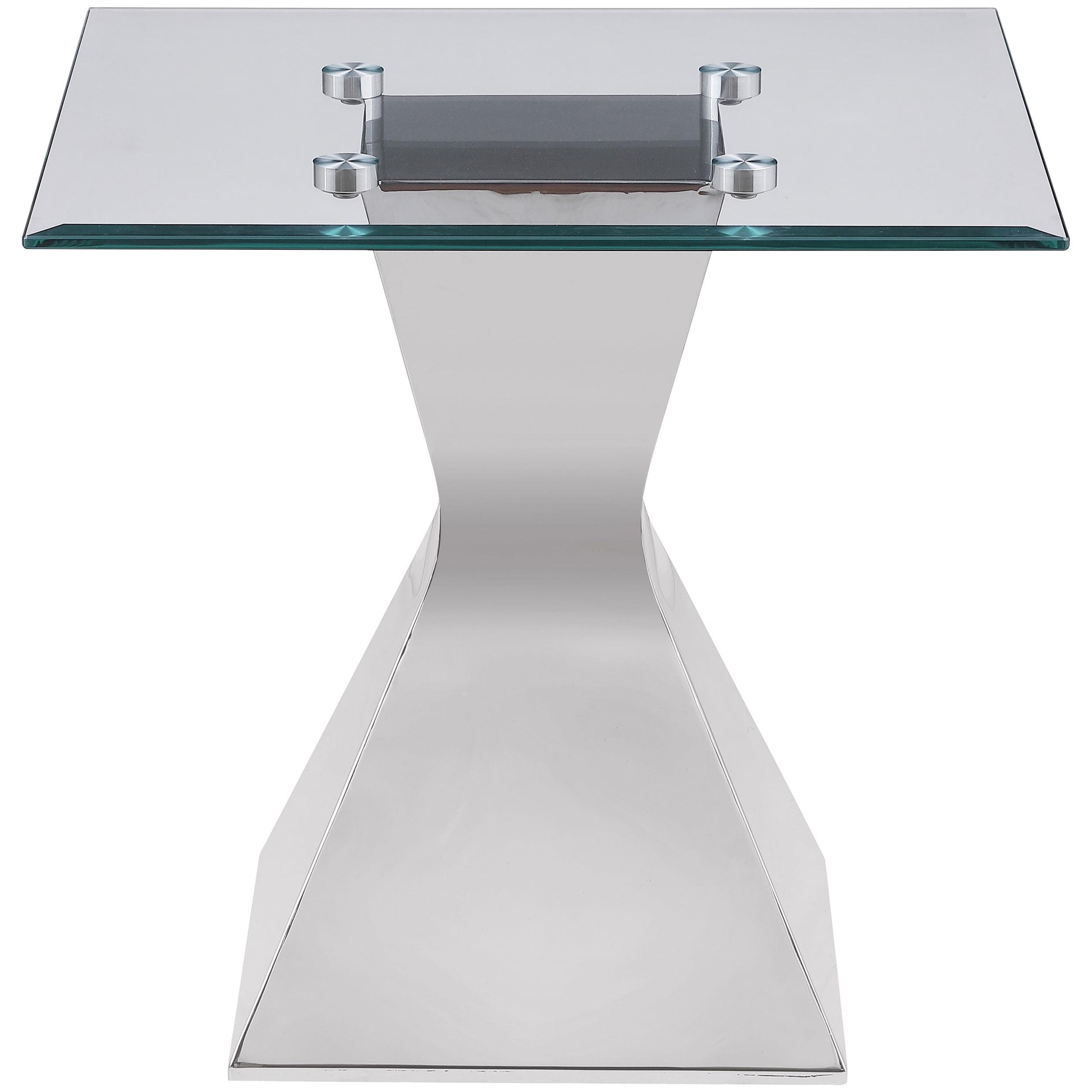  Coaster Furniture Jenny 710208-S3 3-piece Rectangular Coffee and End Table Set - Chrome IMAGE 5