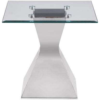  Coaster Furniture Jenny 710208-S3 3-piece Rectangular Coffee and End Table Set - Chrome IMAGE 5