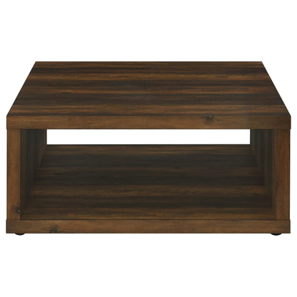  Coaster Furniture Frisco 710508-S2 2-piece Coffee and End Table Set - Dark Pine IMAGE 8