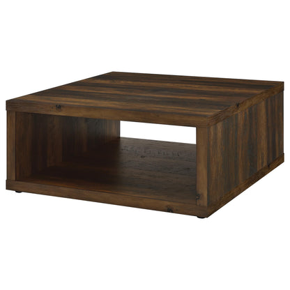  Coaster Furniture Frisco 710508-S2 2-piece Coffee and End Table Set - Dark Pine IMAGE 9