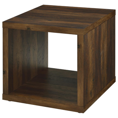  Coaster Furniture Frisco 710508-S3 3-piece Coffee and End Table Set - Dark Pine IMAGE 13