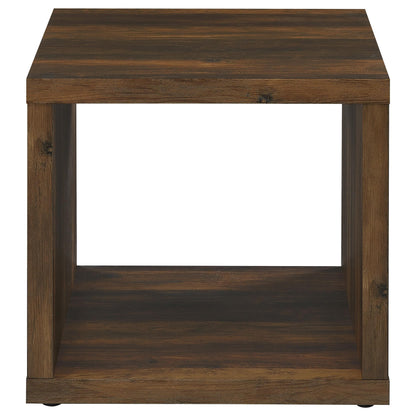  Coaster Furniture Frisco 710508-S3 3-piece Coffee and End Table Set - Dark Pine IMAGE 8