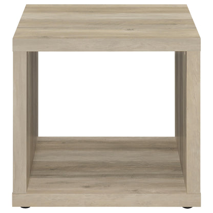  Coaster Furniture Frisco 710518-S2 2-piece Coffee and End Table Set - Distressed Pine IMAGE 11