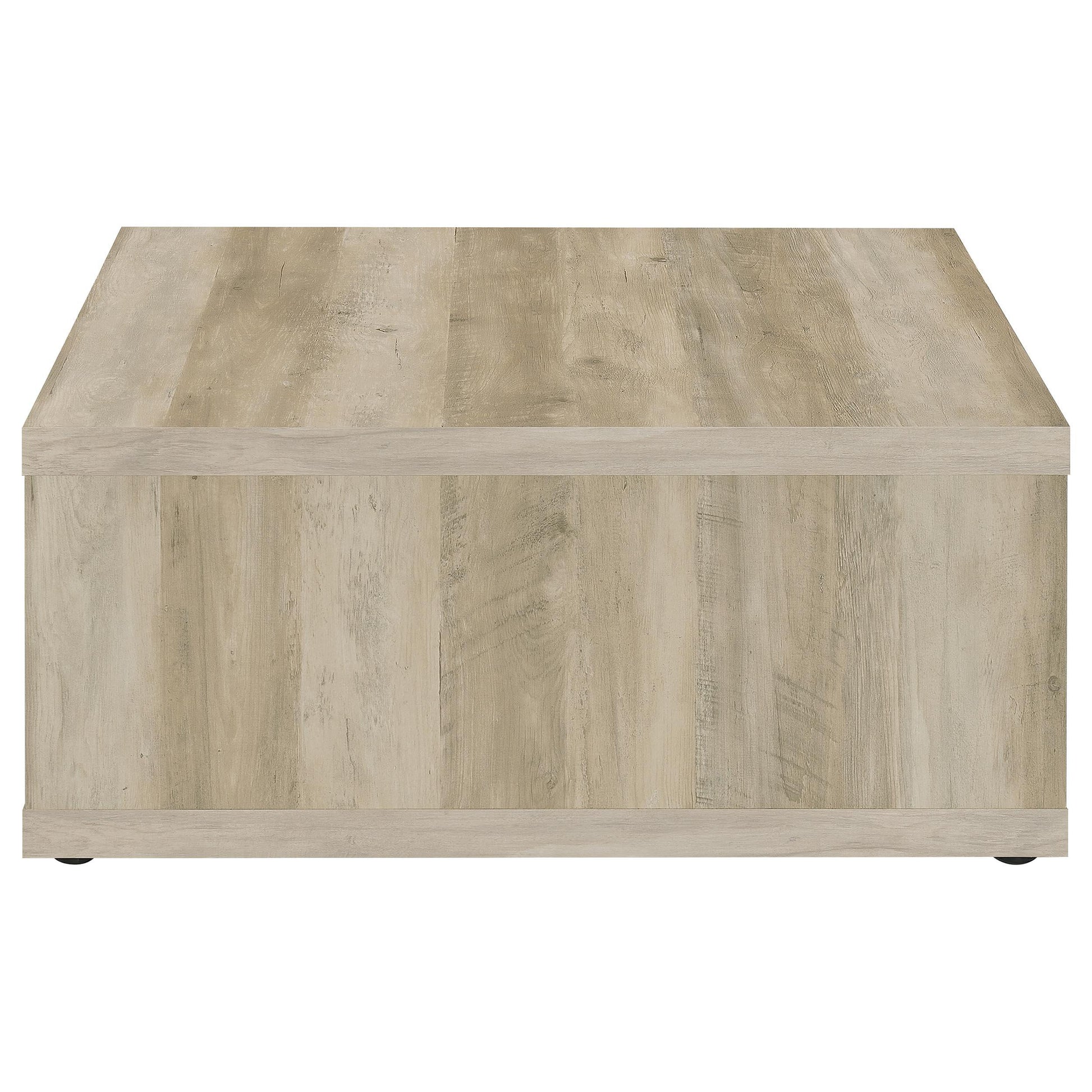  Coaster Furniture Frisco 710518-S2 2-piece Coffee and End Table Set - Distressed Pine IMAGE 3