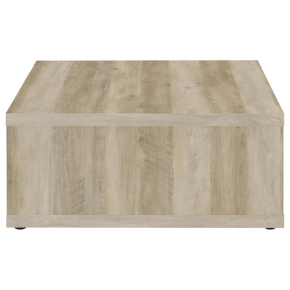  Coaster Furniture Frisco 710518-S2 2-piece Coffee and End Table Set - Distressed Pine IMAGE 5