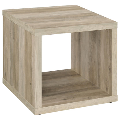  Coaster Furniture Frisco 710518-S2 2-piece Coffee and End Table Set - Distressed Pine IMAGE 9