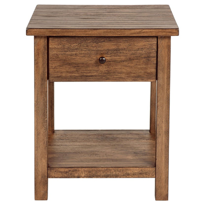  Coaster Furniture Payne 710548-S2 2-piece Coffee and 1-drawer End Table Set - Brown IMAGE 10