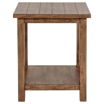  Coaster Furniture Payne 710548-S3A 3-piece Coffee and End Table Set - Distressed Brown IMAGE 3