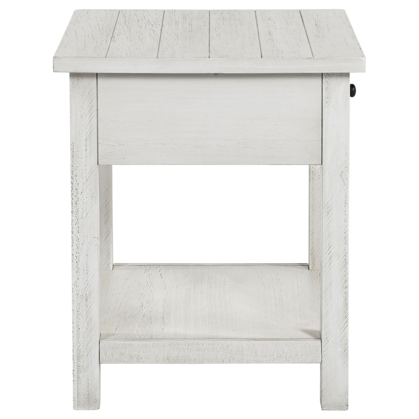  Coaster Furniture Payne 710558-S2 2-piece Coffee and 1-drawer End Table Set - White IMAGE 1