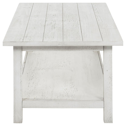  Coaster Furniture Payne 710558-S2 2-piece Coffee and 1-drawer End Table Set - White IMAGE 5