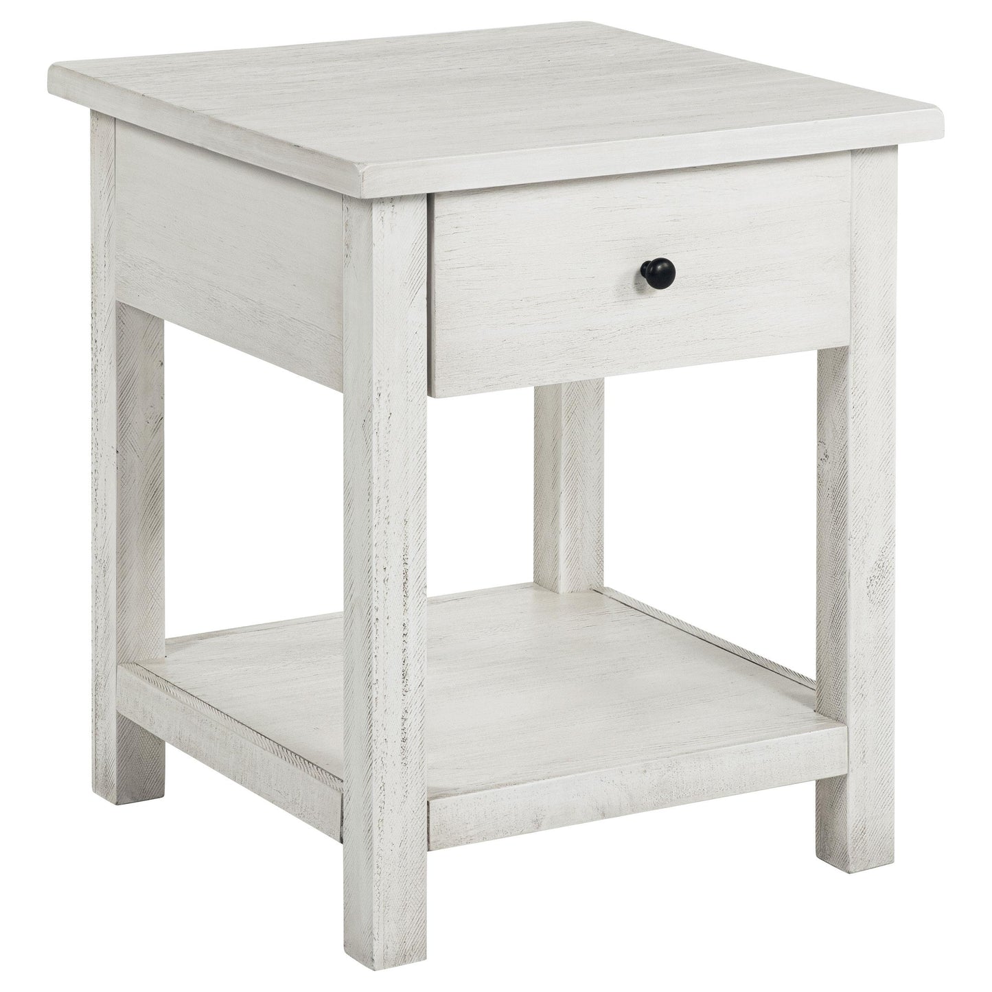  Coaster Furniture Payne 710558-S2 2-piece Coffee and 1-drawer End Table Set - White IMAGE 6
