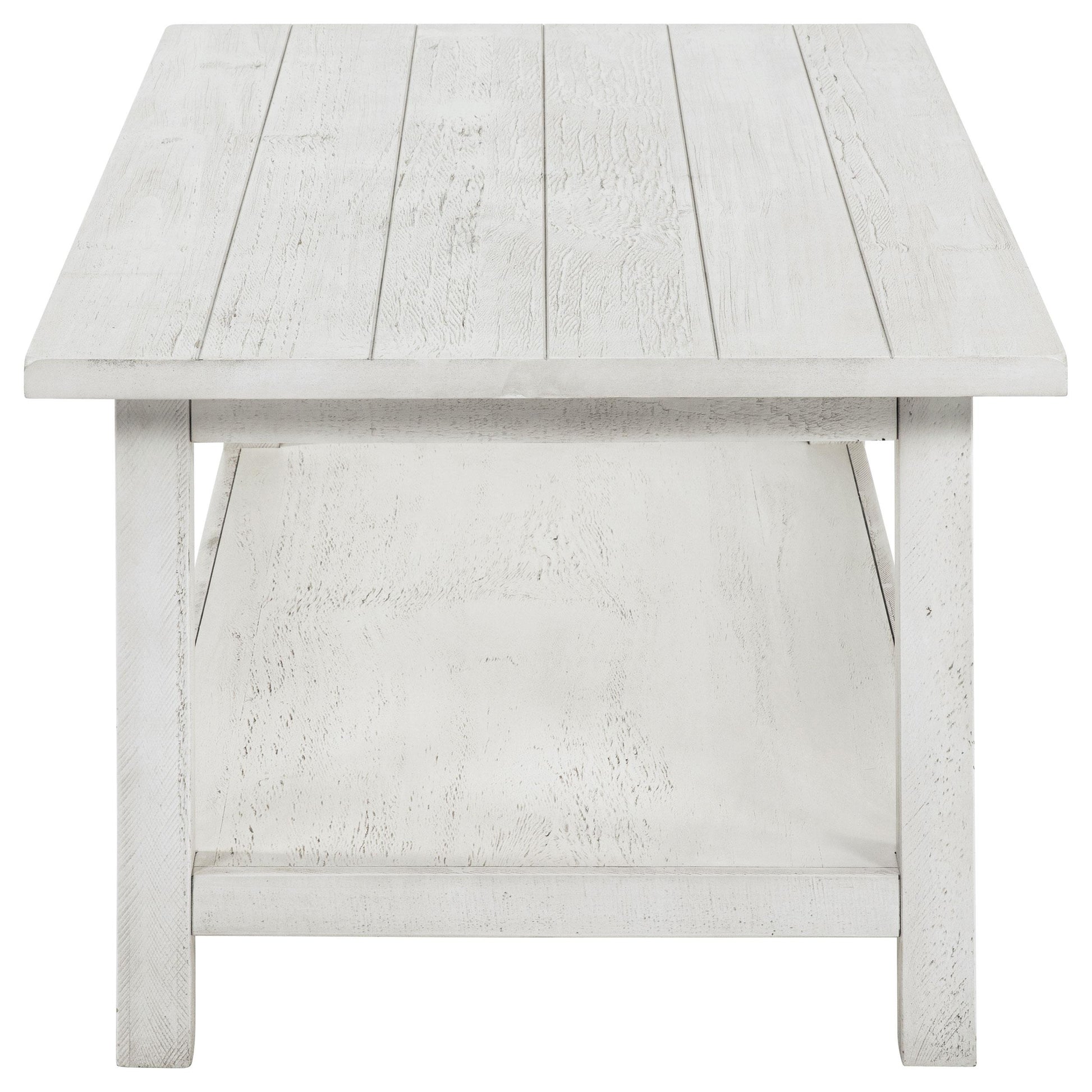  Coaster Furniture Payne 710558-S2A 2-piece Coffee and End Table Set - Distressed White IMAGE 3