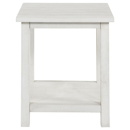  Coaster Furniture Payne 710558-S2A 2-piece Coffee and End Table Set - Distressed White IMAGE 9