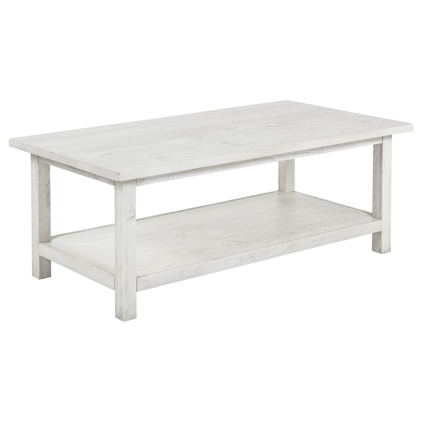  Coaster Furniture Payne 710558-S3A 3-piece Coffee and End Table Set - Distressed White IMAGE 7