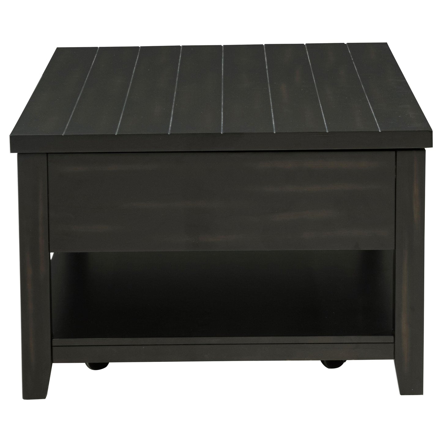  Coaster Furniture Payne 710565 48-inch Mobile Lift Top Coffee Table - Distressed Java IMAGE 3