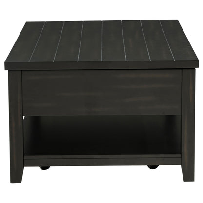  Coaster Furniture Payne 710565 48-inch Mobile Lift Top Coffee Table - Distressed Java IMAGE 3