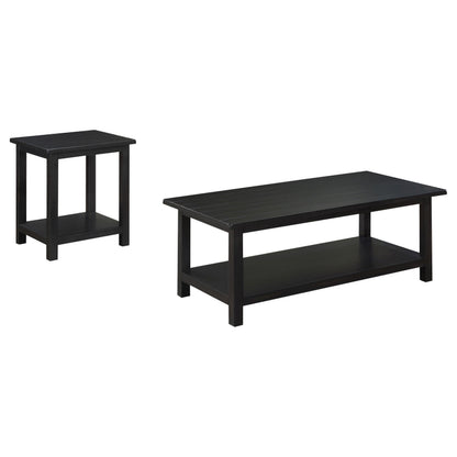  Coaster Furniture Payne 710568-S2A 2-piece Coffee and End Table Set - Distressed Java IMAGE 1