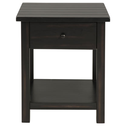  Coaster Furniture Payne 710568-S3 3-piece Coffee and 1-drawer End Table Set - Java IMAGE 12