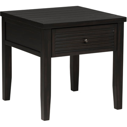  Coaster Furniture Concord 710578-S2 2-piece Coffee and End Table Set - Distressed Java IMAGE 3