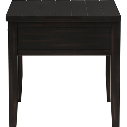 Coaster Furniture Concord 710578-S2 2-piece Coffee and End Table Set - Distressed Java IMAGE 5
