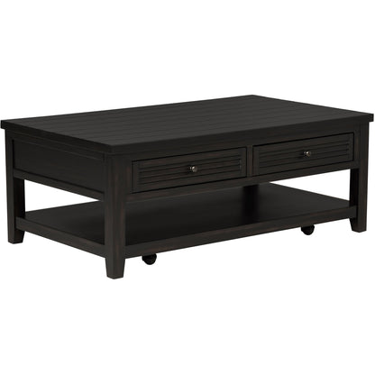  Coaster Furniture Concord 710578-S2 2-piece Coffee and End Table Set - Distressed Java IMAGE 7