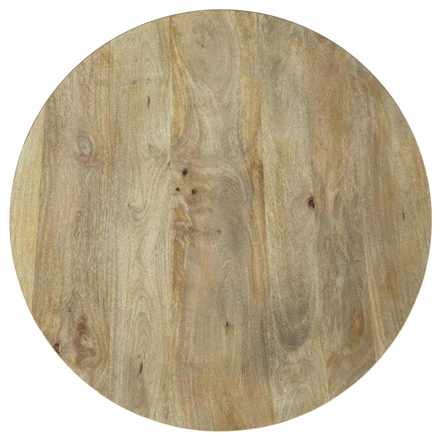  Coaster Furniture Touhy 710608 Round Solid Wood Coffee Table - Natural Mango IMAGE 4