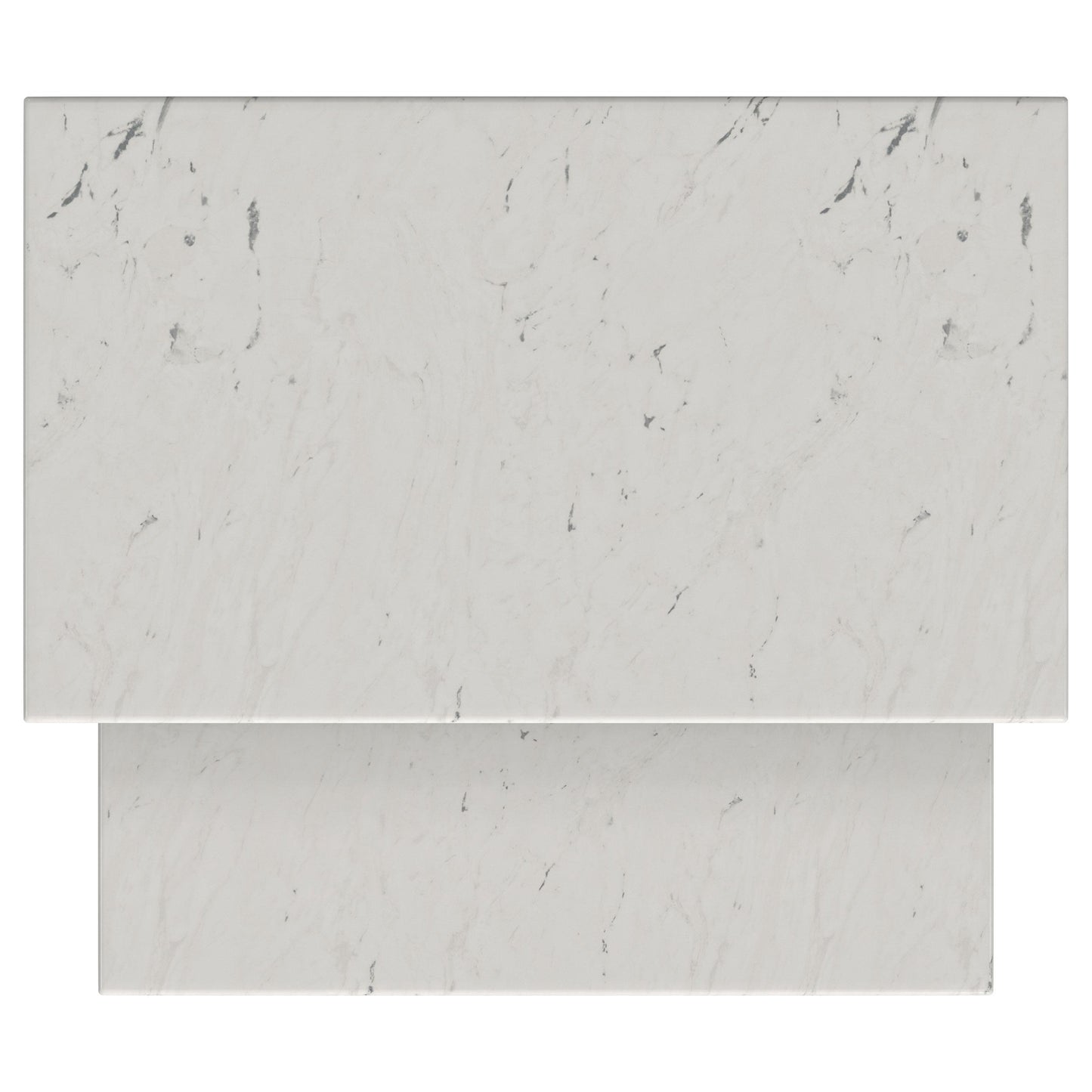  Coaster Furniture Ebby 710740 2-piece Genuine Marble Top Nesting Coffee Tables - White IMAGE 6
