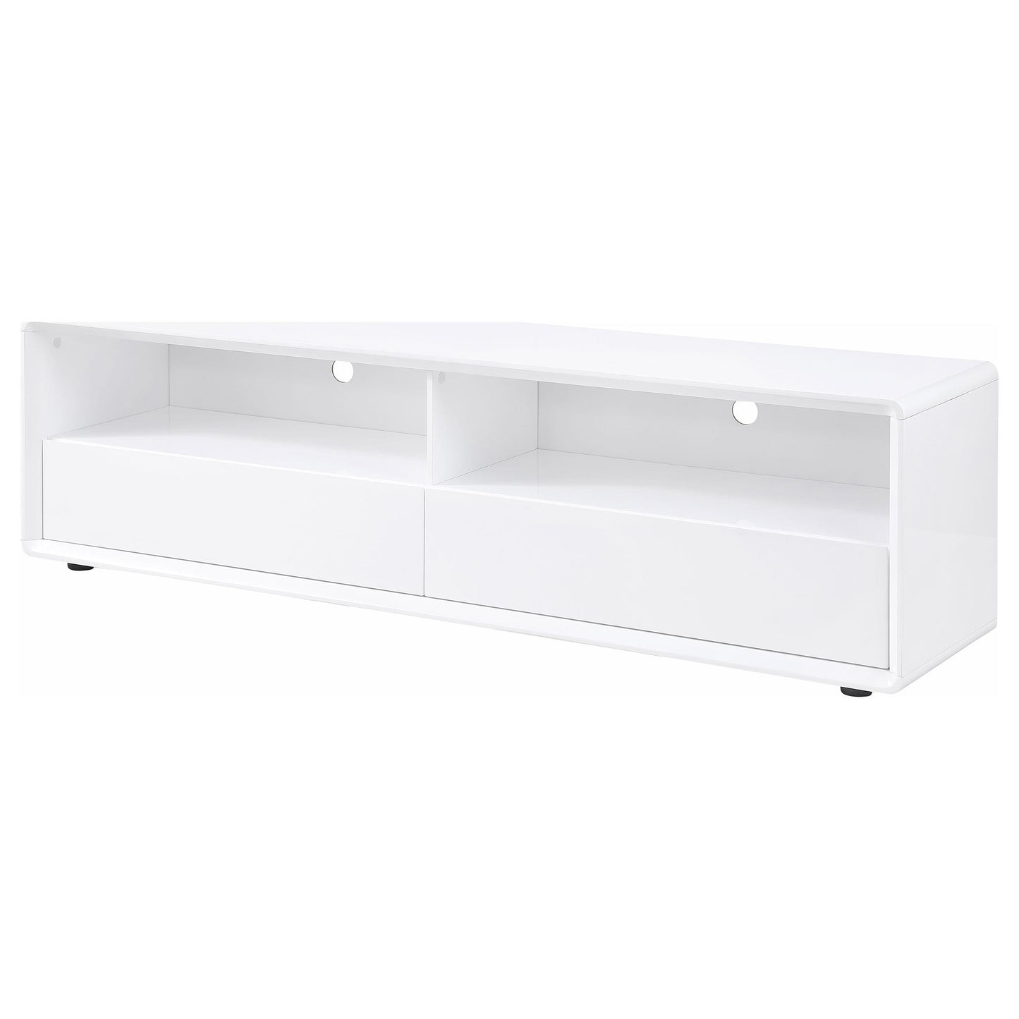  Coaster Furniture Ellice 710750 71-inch TV Stand Media Console - White IMAGE 1