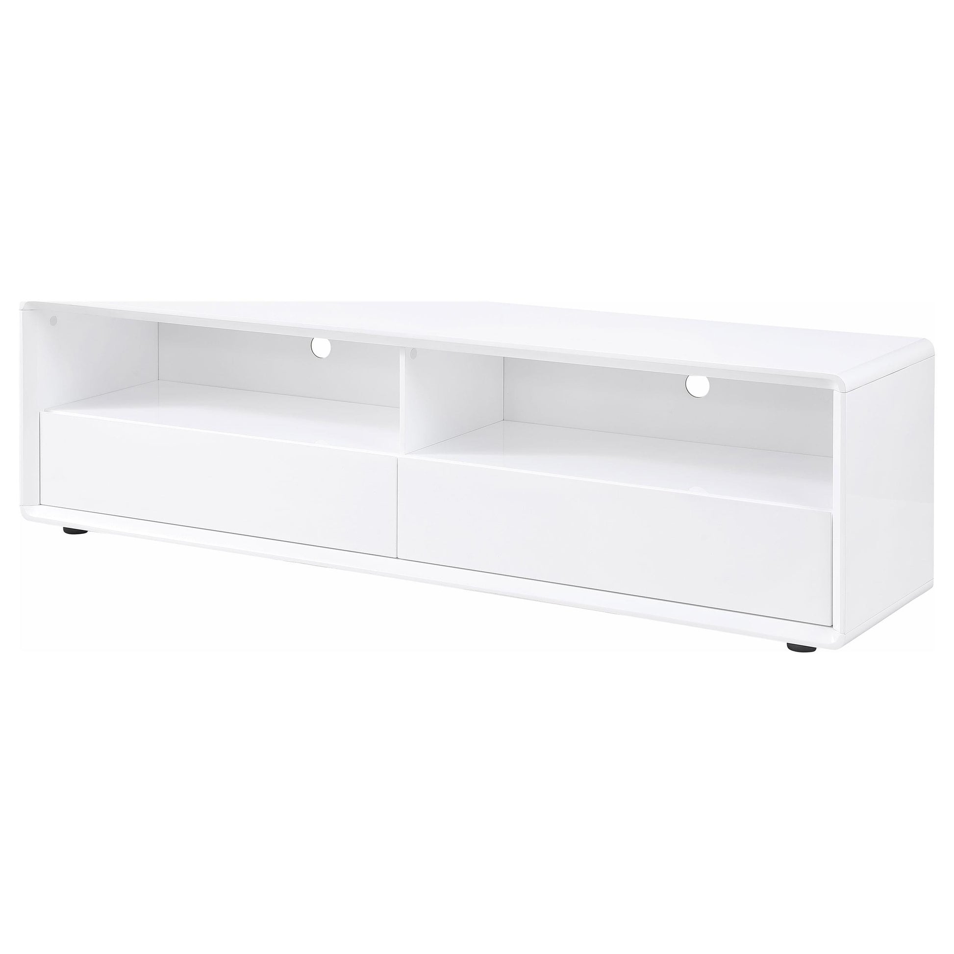  Coaster Furniture Ellice 710750 71-inch TV Stand Media Console - White IMAGE 1
