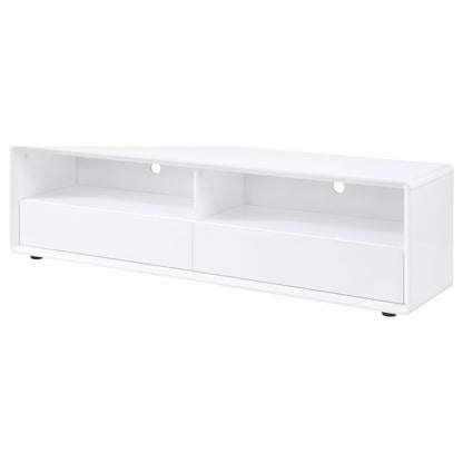  Coaster Furniture Ellice 710750 71-inch TV Stand Media Console - White IMAGE 1