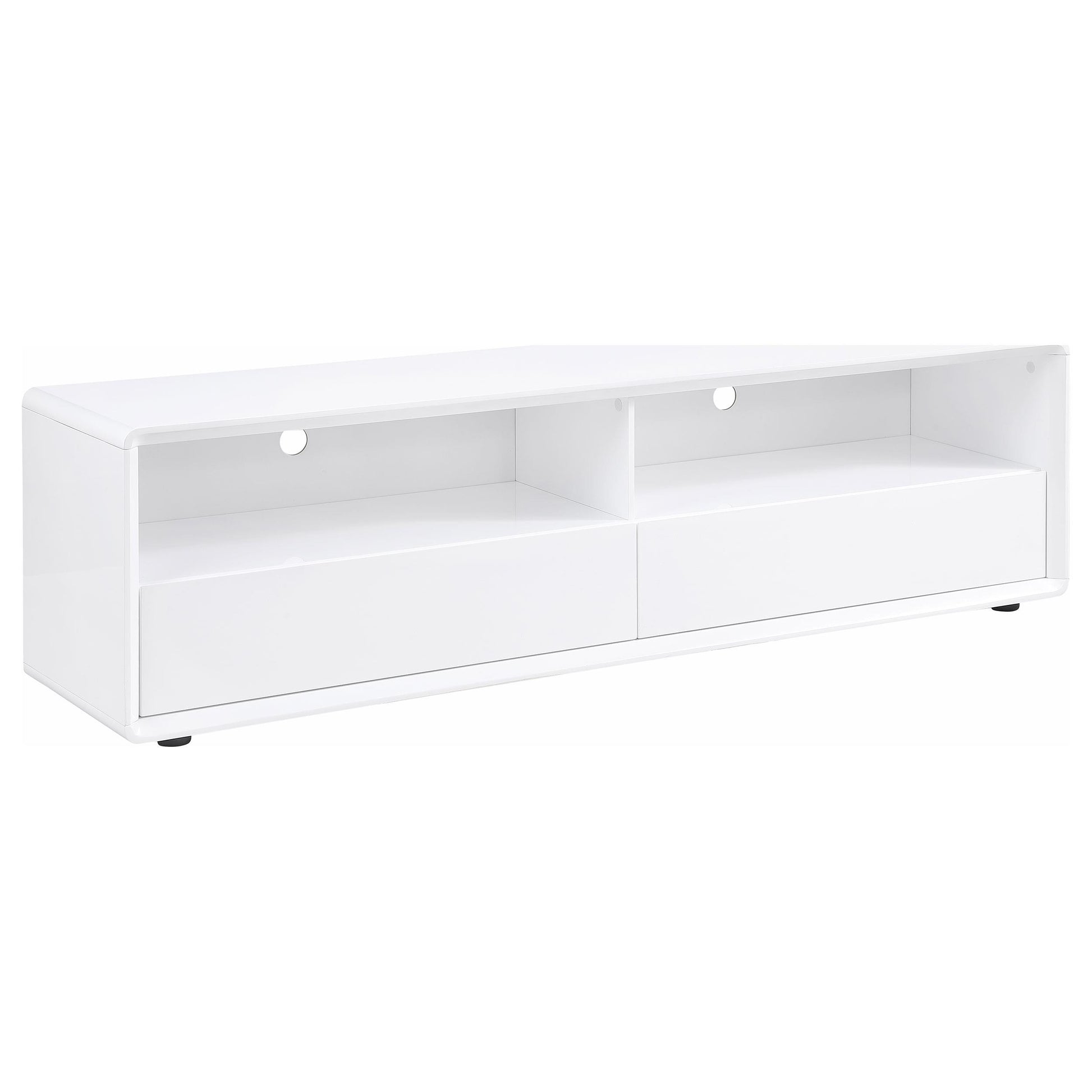  Coaster Furniture Ellice 710750 71-inch TV Stand Media Console - White IMAGE 2