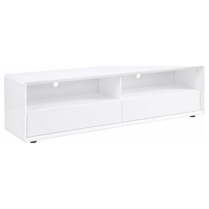  Coaster Furniture Ellice 710750 71-inch TV Stand Media Console - White IMAGE 2