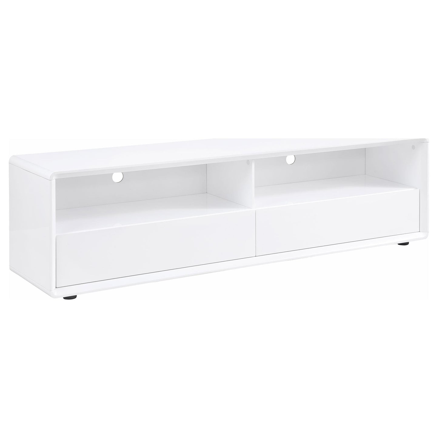  Coaster Furniture Ellice 710750 71-inch TV Stand Media Console - White IMAGE 2