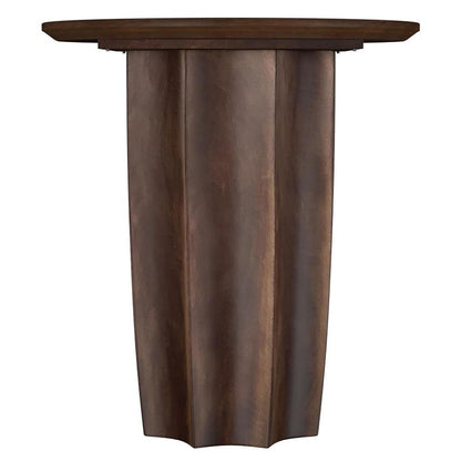  Coaster Furniture Cayenne 710778-S3 3-piece Solid Mango Wood Coffee Table Set - Walnut IMAGE 3