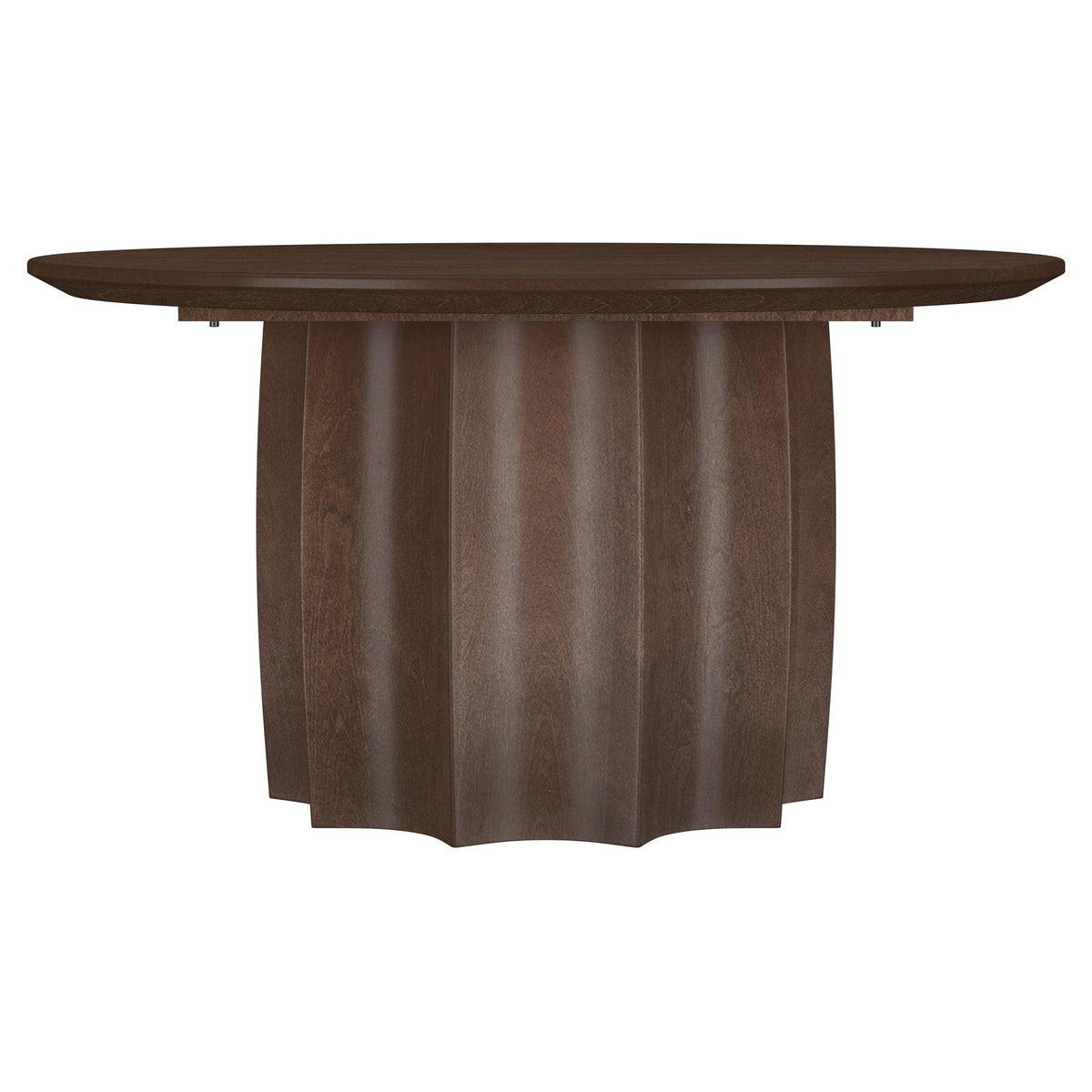  Coaster Furniture Cayenne 710778-S3 3-piece Solid Mango Wood Coffee Table Set - Walnut IMAGE 4
