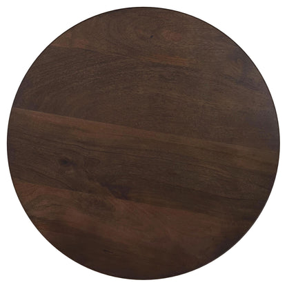 Coaster Furniture Cayenne 710778-S3 3-piece Solid Mango Wood Coffee Table Set - Walnut IMAGE 5