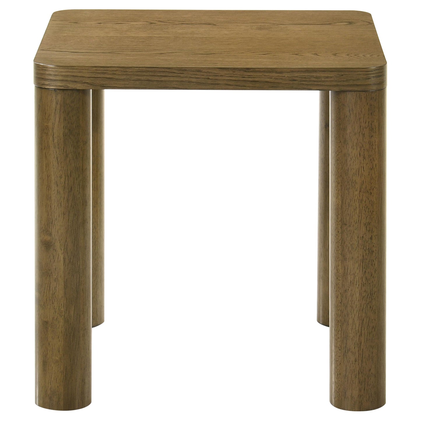  Coaster Furniture Castlewood 710857 Engineered Wood Accent End Table - Brown Oak IMAGE 6