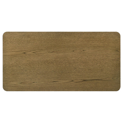  Coaster Furniture Castlewood 710858 Engineered Wood Coffee Table - Brown Oak IMAGE 5