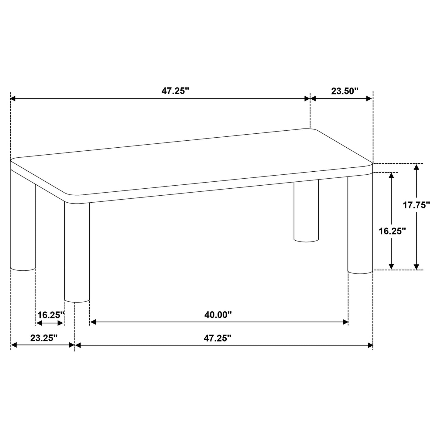  Coaster Furniture Castlewood 710858-S3 3-piece Cocktail Coffee Table Set - Brown Oak IMAGE 8