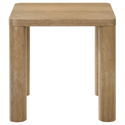  Coaster Furniture Castlewood 710868-S2 2-piece Cocktail Coffee Table Set - Light Oak IMAGE 2