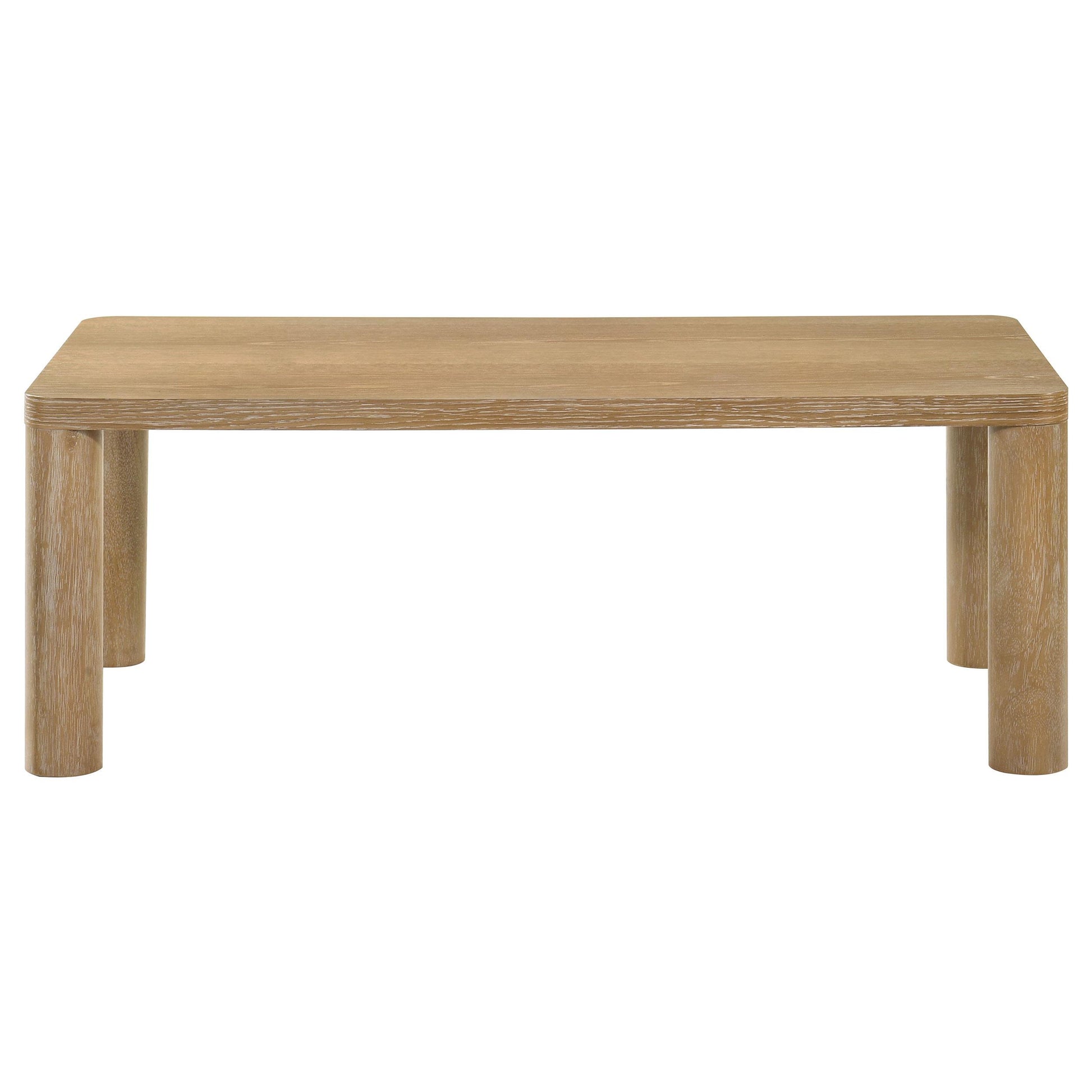  Coaster Furniture Castlewood 710868-S3 3-piece Cocktail Coffee Table Set - Light Oak IMAGE 7