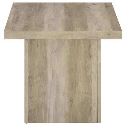  Coaster Furniture Devar 710877 Square Engineered Wood End Table - Distressed Pine IMAGE 9